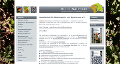 Desktop Screenshot of medizinalpilze.de
